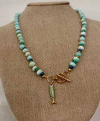The Sunset Society Beaded Necklace  beach girl boho coastl chic