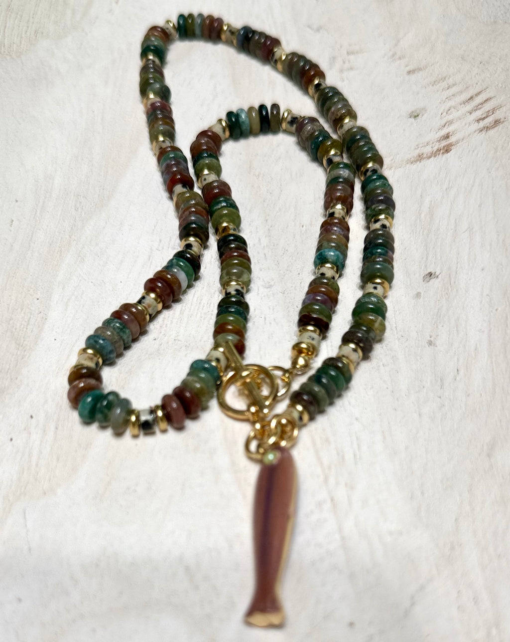 The Sunset Society Beaded Necklace  beach girl boho coastl chic