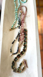 The Sunset Society Beaded Necklace  beach girl boho coastl chic