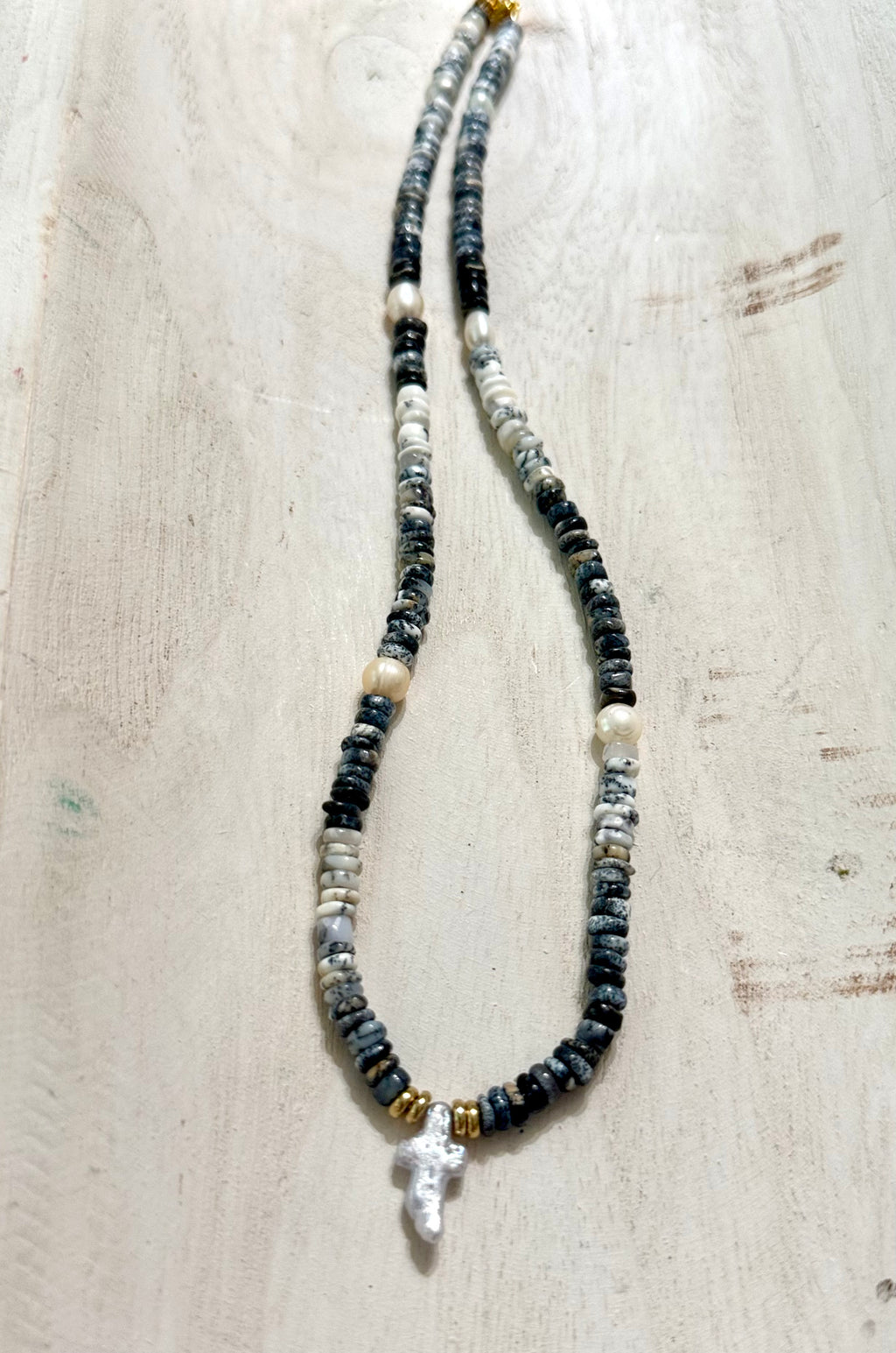 The Sunset Society Beaded Necklace  beach girl boho coastl chic