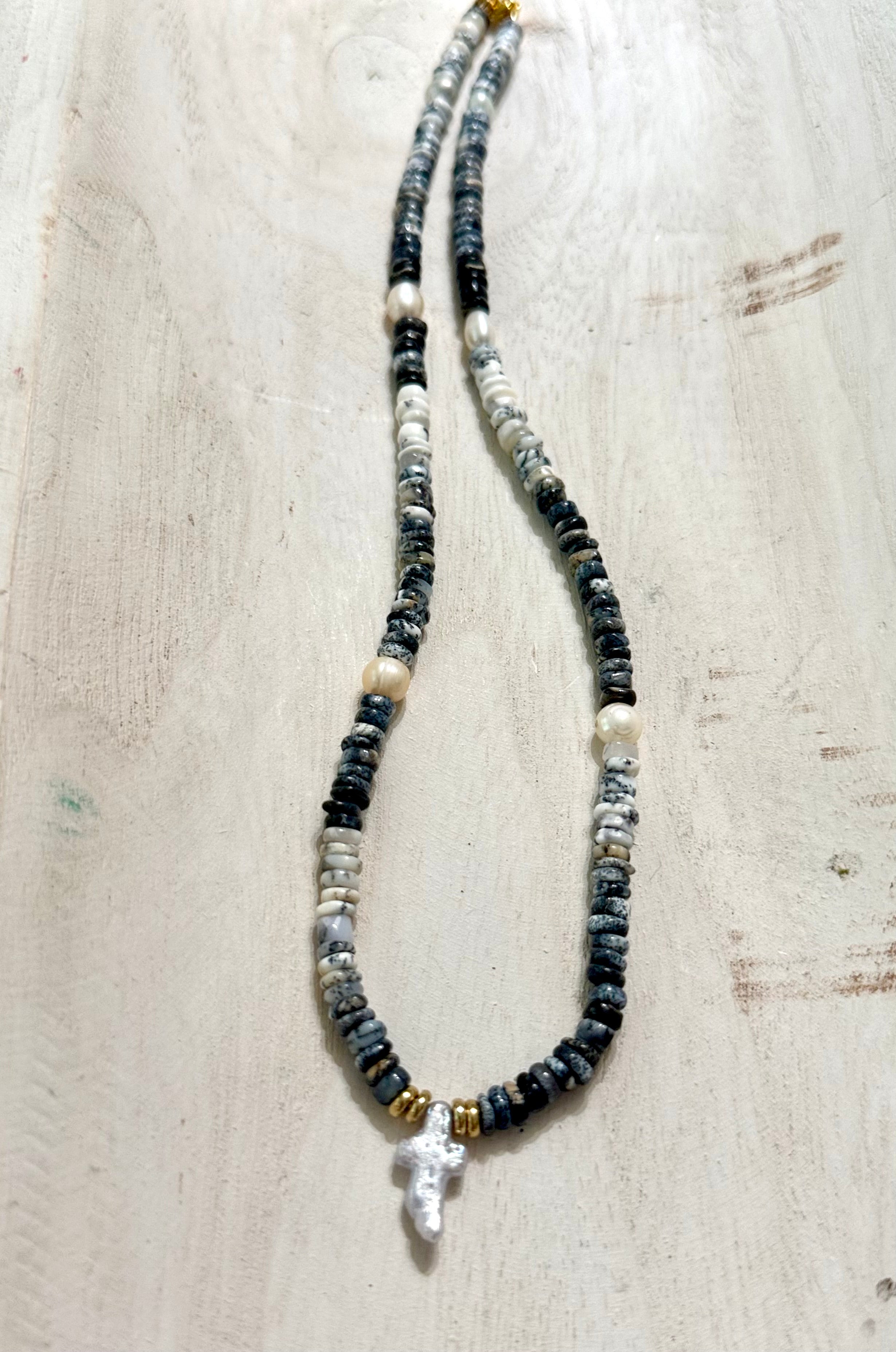 The Sunset Society Beaded Necklace  beach girl boho coastl chic