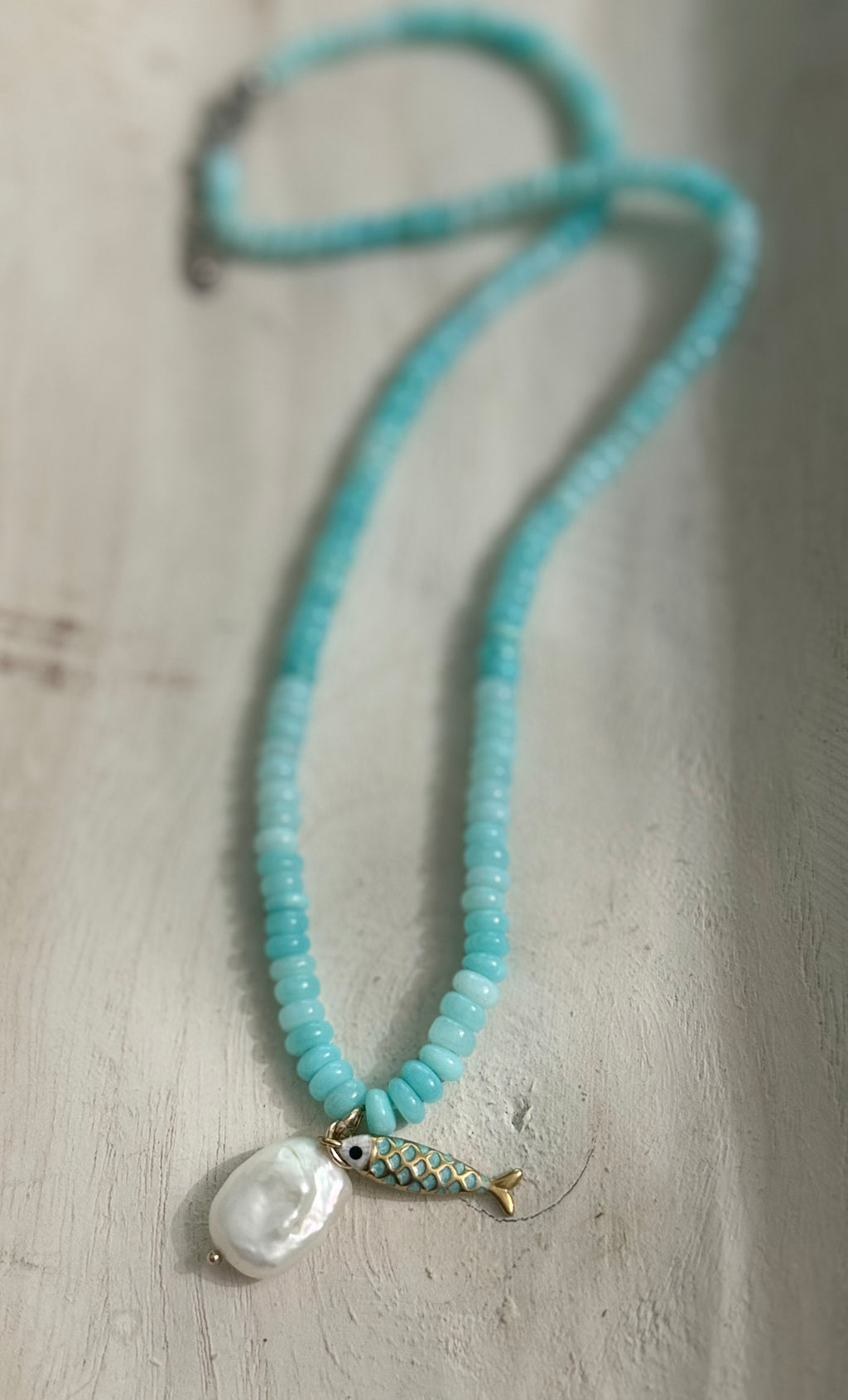 The Sunset Society Beaded Necklace  beach girl boho coastl chic