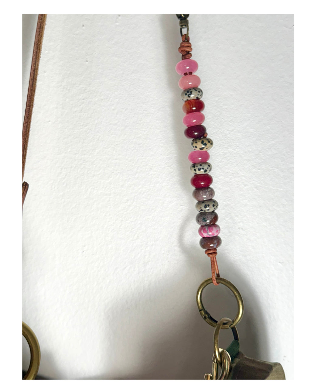 The Extender Bag Extender Purse Extender Chain & Semiprecious Beads