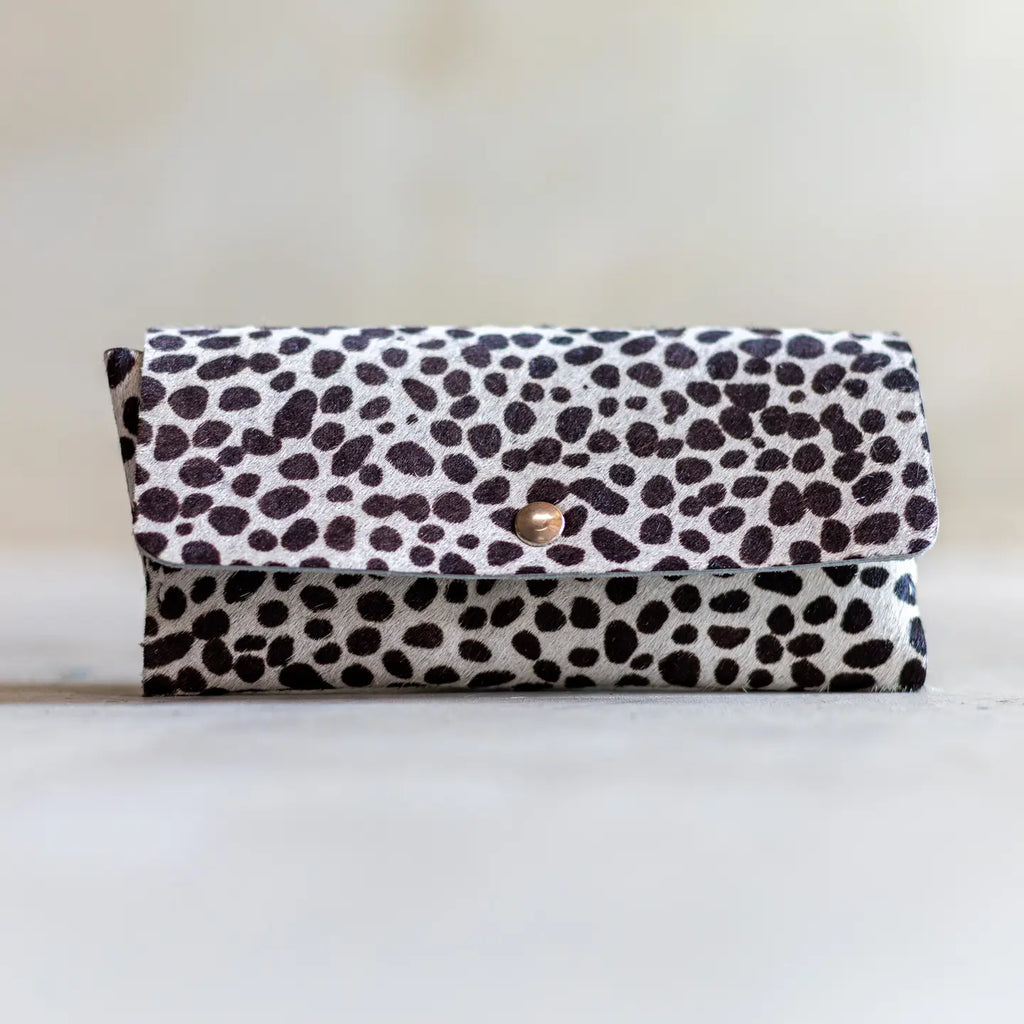 Sunnies Glasses Case Cowhide Hair Leather Accessory