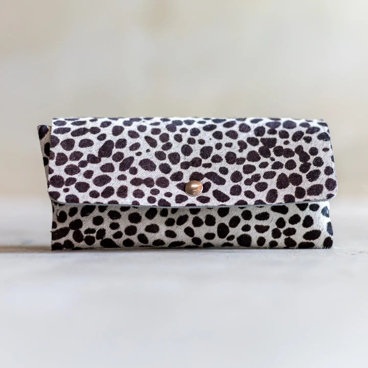 Sunnies Glasses Case Cowhide Hair Leather Accessory