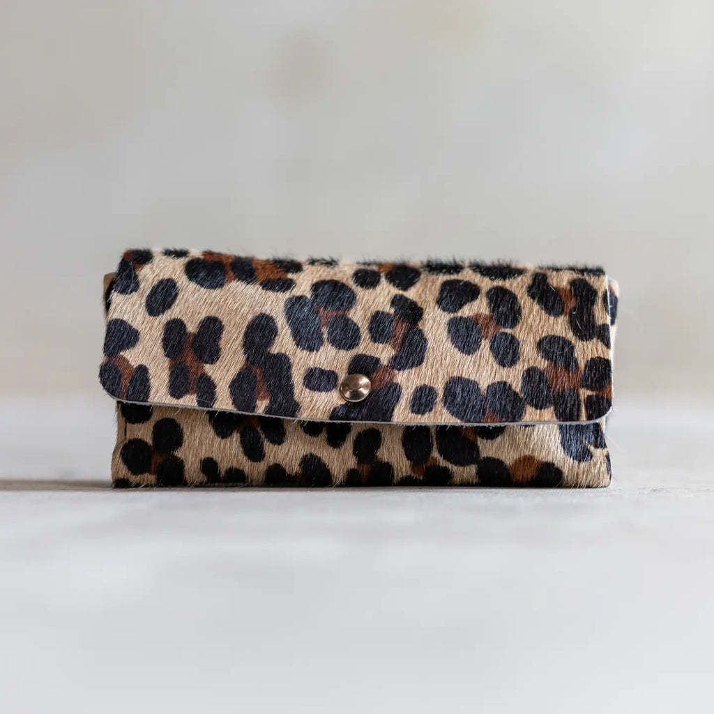 Sunnies Glasses Case Cowhide Hair Leather Accessory