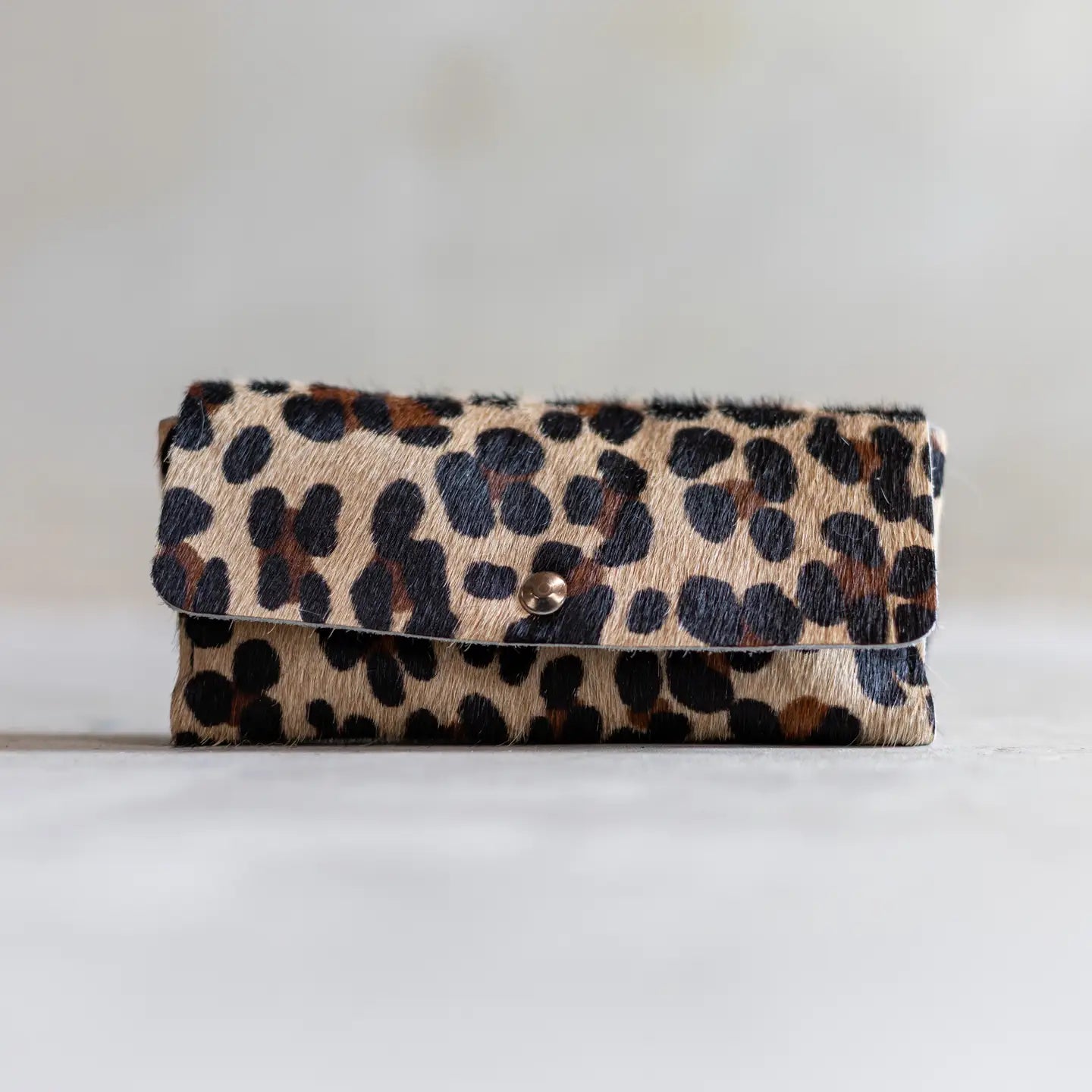 Sunnies Glasses Case Cowhide Hair Leather Accessory
