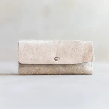 Sunnies Glasses Case Cowhide Hair Leather Accessory