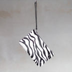 Clutch Wristlet Cowhide Hair Leather bag purse